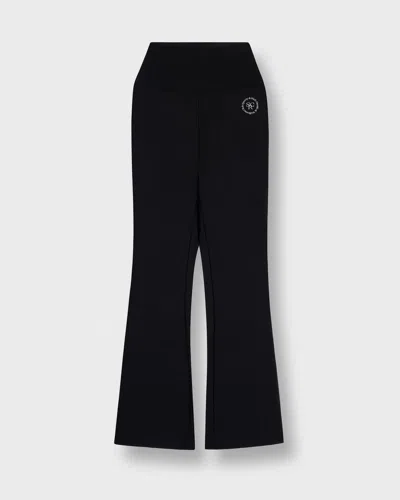 Sporty And Rich Sporty & Rich Leggings Srhwc Flared In Black