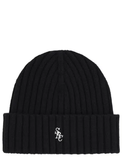 Sporty And Rich Sporty & Rich Logo Cap In Black