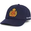Sporty And Rich Sporty & Rich Logo Crest Embroidered Baseball Cap
