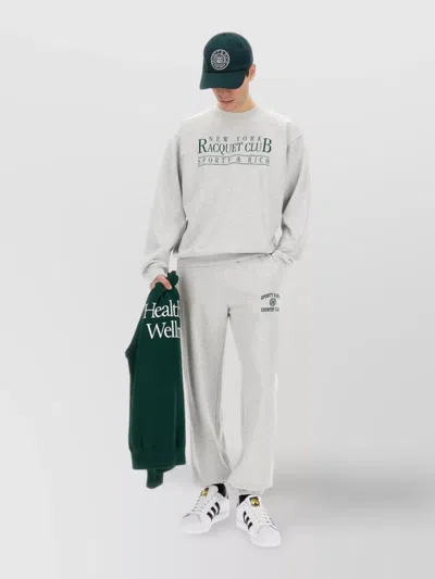 Sporty And Rich Sporty & Rich Sweatshirt With Logo Unisex In White