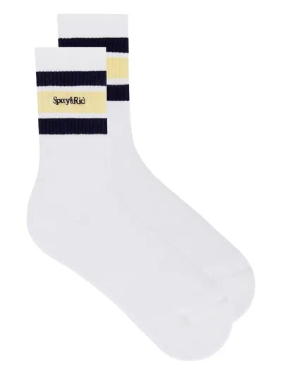 Sporty And Rich Logo-detail Socks