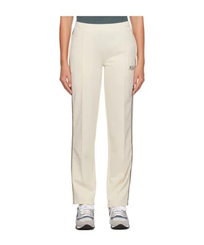 Sporty And Rich Logo Elastic Sweatpants In Nude