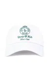 Sporty And Rich Logo-embroidered Baseball Cap In Yellow