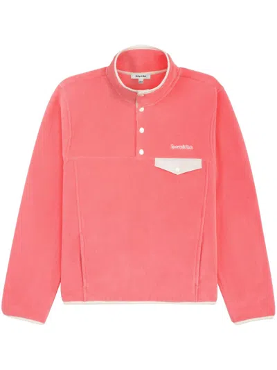 Sporty And Rich Long-sleeve Jumper In Strawberry
