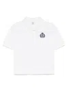 Sporty And Rich Sporty & Rich Cotton Pique Polo In White