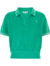 Sporty And Rich Sporty & Rich Polo In Green
