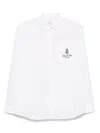 Sporty And Rich White Vendome Oversized Shirt In White