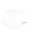 Sporty And Rich Logo-embroidered Shorts In White