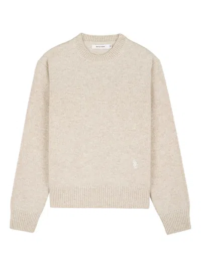 Sporty And Rich Logo-embroidered Sweater