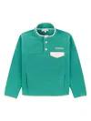 Sporty And Rich Logo-embroidered Sweatshirt In Green