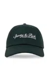 Sporty And Rich Logo-embroidery Baseball Cap In Green