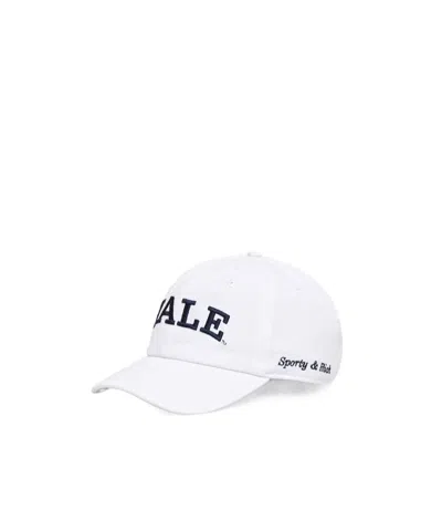 Sporty And Rich Logo Hat In White