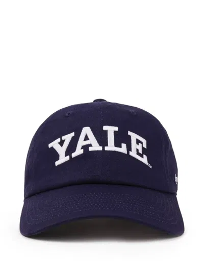 Sporty And Rich Logo Lettering Baseball Cap In Blue