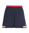 Sporty And Rich Logo Mila Mini Skirt In Navy