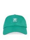 Sporty And Rich Logo-patch Cap In Green