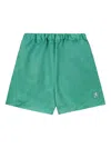 Sporty And Rich Logo-patch Running Shorts In Green