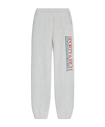 Sporty And Rich Logo Pattern Sweatpants