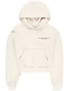 Sporty And Rich Off-white Printed Hoodie In Neutrals