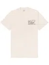 Sporty And Rich Slogan-print Cotton T-shirt In Neutrals