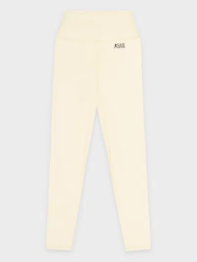 Sporty And Rich Action High-waisted Leggings In 中性色