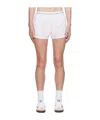 Sporty And Rich Logo-print Runner Shorts In Nude