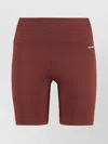 Sporty And Rich Logo-print Elasticated-waistband Biker Shorts
