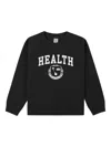 Sporty And Rich Logo-print Sweatshirt In Black