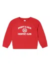 Sporty And Rich Logo-print Sweatshirt In Red