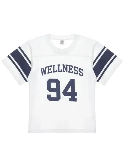 Sporty And Rich Logo-print T-shirt In 白色