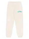 Sporty And Rich Logo-print Track Pants In White