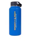 Sporty And Rich Logo-print Water Bottle In Blue