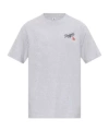 Sporty And Rich Womens White Dodgers Serif Round-neck Cotton-jersey T-shirt In White