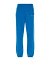 Sporty And Rich Logo Printed Sweatpants In Blue