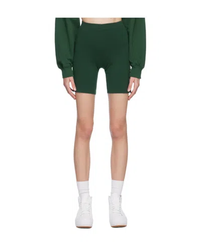 Sporty And Rich Logo Shorts In Green