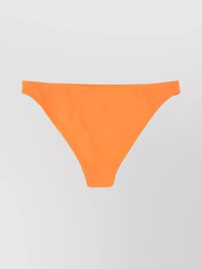 Sporty And Rich Logo Triangle Bikini Briefs In Orange