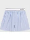 Sporty And Rich Serif Logo Boxer Short In Blue