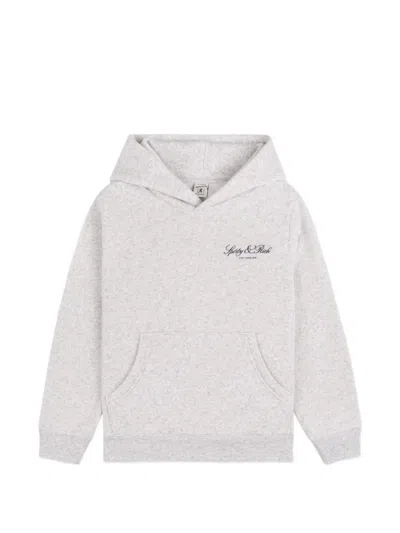 Sporty And Rich Kids' Logo-print Hoodie In White