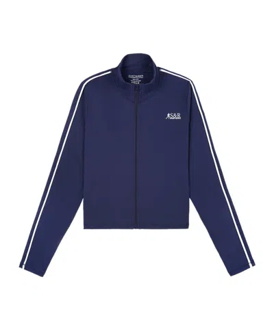 Sporty And Rich Long-sleeved Sports Jacket In Blue