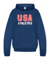 Sporty And Rich Long-sleeved Sweater In Blue