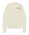Sporty And Rich Long-sleeved Sweater In White