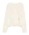 Sporty And Rich Long-sleeved Sweatshirt In White