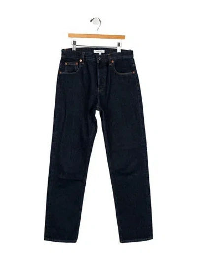 Pre-owned Sporty And Rich Low-rise Skinny Leg Jeans In Blue
