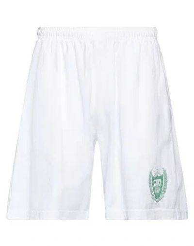 Sporty And Rich Sporty & Rich Man Shorts & Bermuda Shorts White Size S Cotton