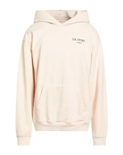Sporty And Rich Sporty & Rich Man Sweatshirt Cream Size L Cotton In Neutral