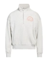 Sporty And Rich Sporty & Rich Man Sweatshirt Light Grey Size Xl Cotton, Polyester