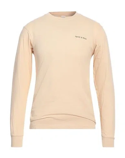 Sporty And Rich Sporty & Rich Man T-shirt Beige Size S Cotton