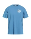 Sporty And Rich Sporty & Rich Man T-shirt Light Blue Size M Cotton In Blue