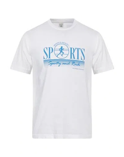 Sporty And Rich Sporty & Rich Man T-shirt White Size S Cotton