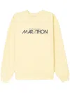Sporty And Rich Marathon Logo-print Sweatshirt In Yellow