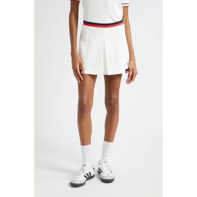 SPORTY AND RICH SPORTY & RICH MILA LOGO DETAIL MINISKIRT